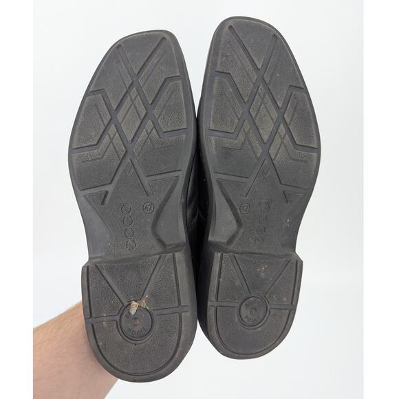 EUC Black Leather Ecco Loafers w Arch Support Size 42 (US 8 - 8.5) SAS Diplomat main image 14